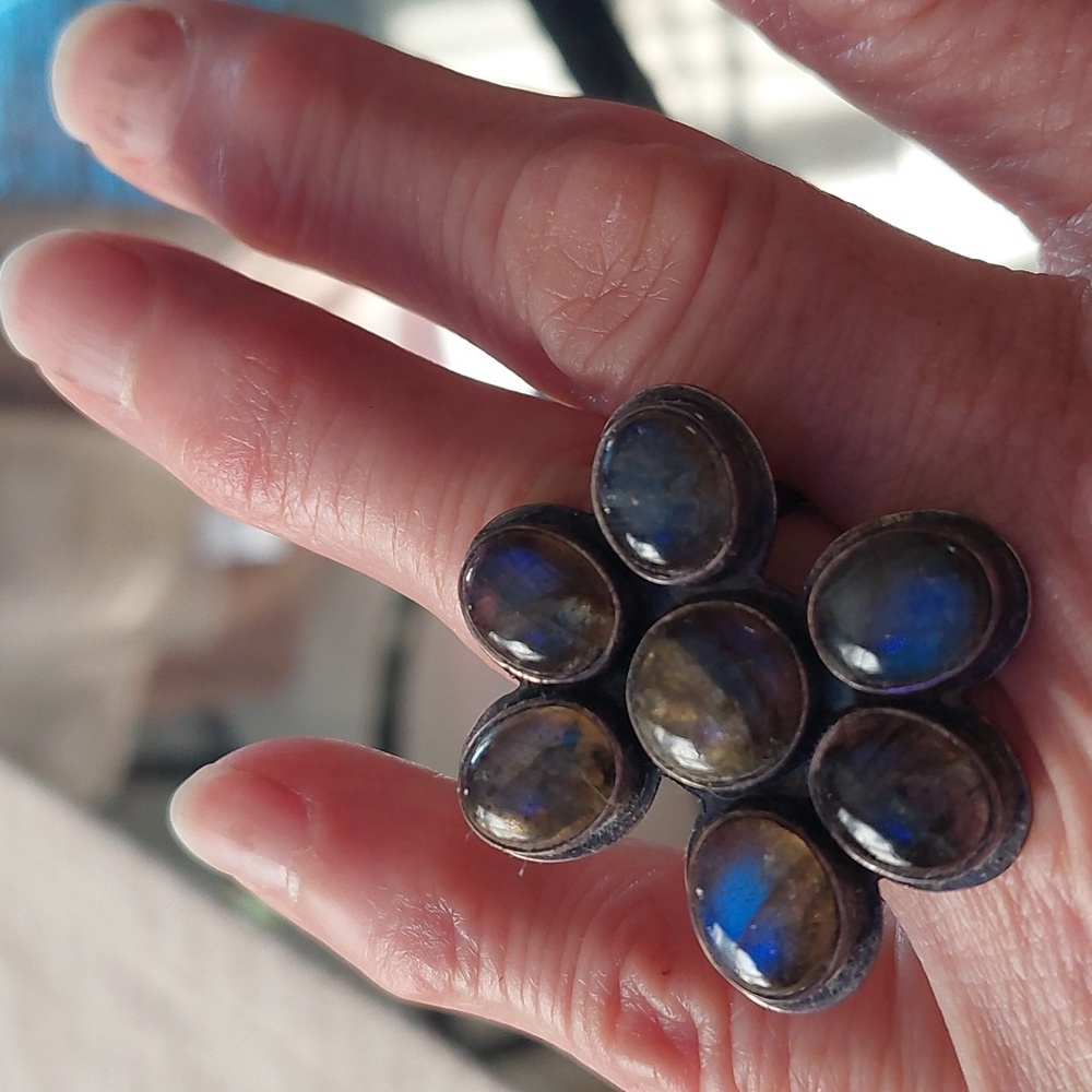 Labradorite Hespera Adjustable Ring - image 3